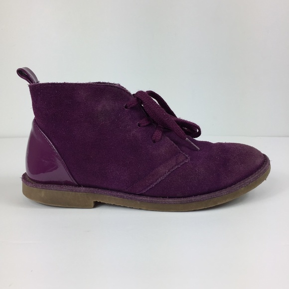 purple chukka boots